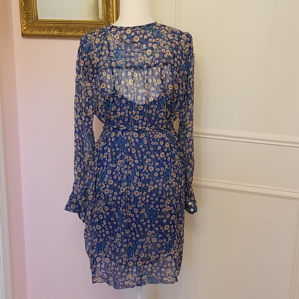 ISABEL MARANT ETOILE blue floral dress - Picture 3 of 6